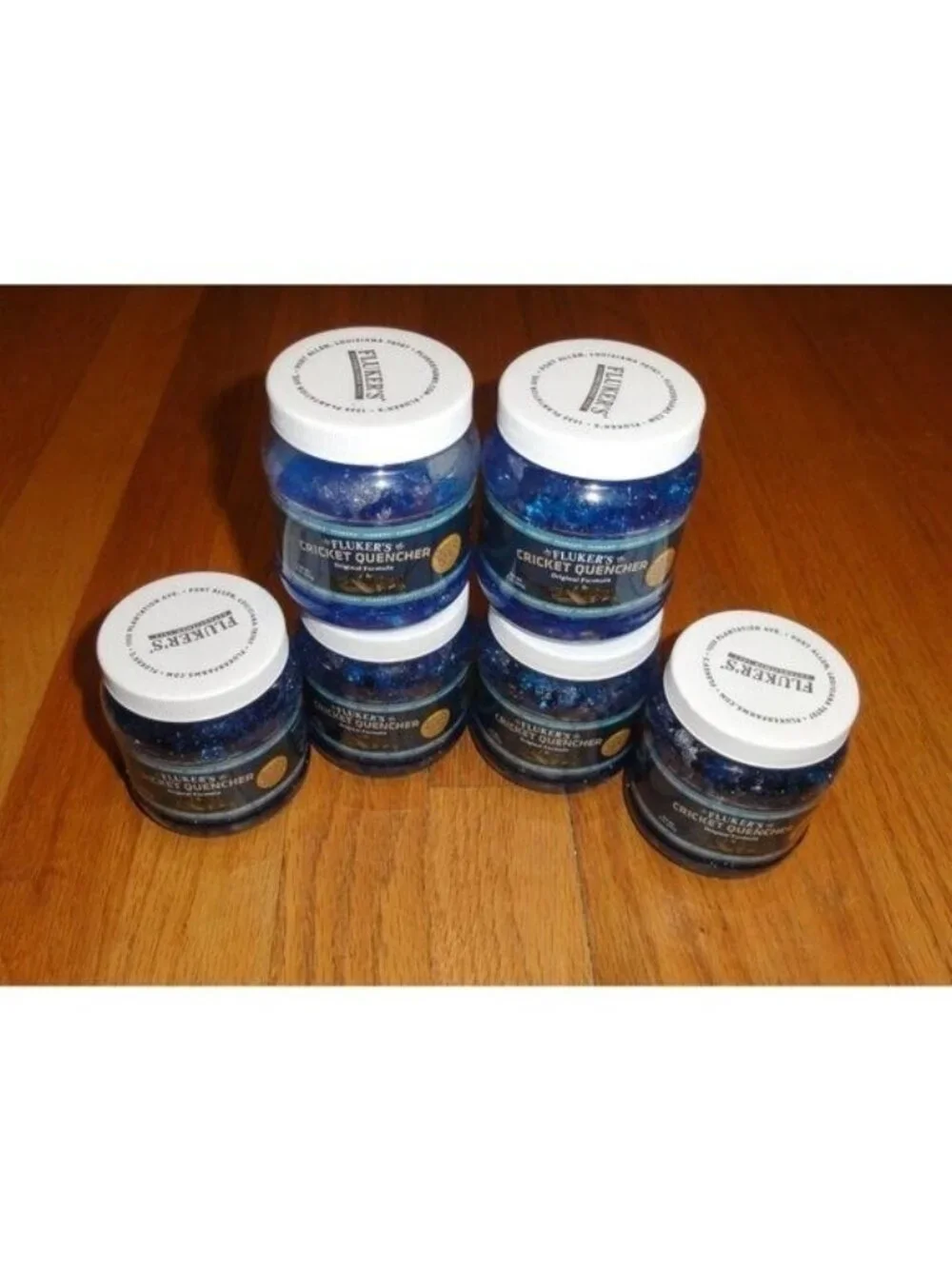 Fluker's Cricket Quencher Original Formula Lot of Five & 1/3 Full 8 oz container